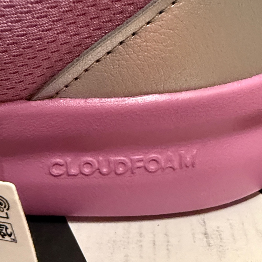 Addidas Womens Pink Knit Athletic Sneakers - Lightweight Comfort - Picture 7 of 16